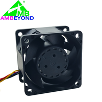 Ventilateur de refroidissement DC OEM ODM d'usine 60x60x38mm 12~48V à haute pression statique pour modules électroniques industriels