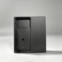 Fabricant d'emballages en blister PS personnalisés OEM, insert pour emballage en blister, certifié ISO9001 et RoHS, plateau intérieur noir pour boîte de téléphone