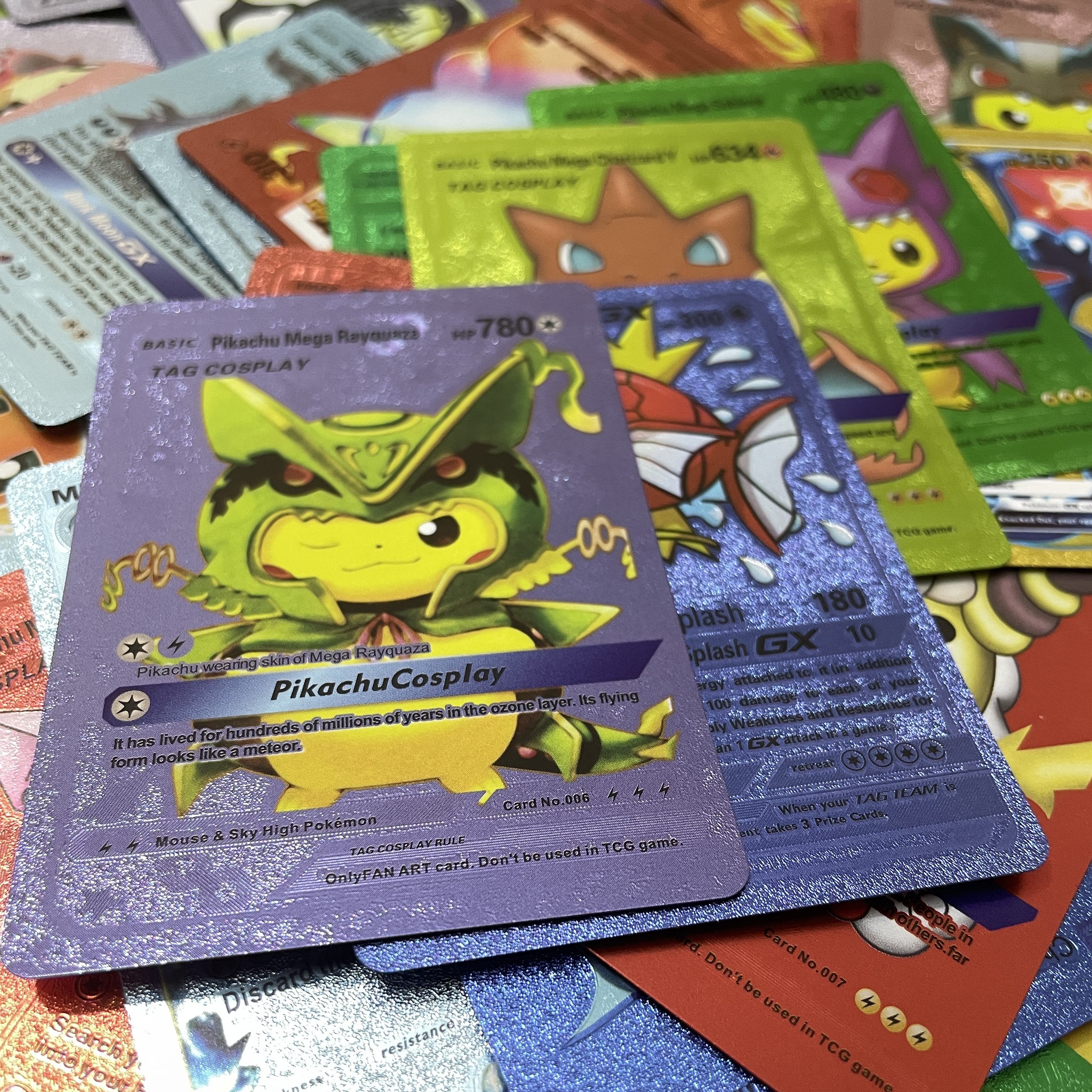 55pcs coloré anglais