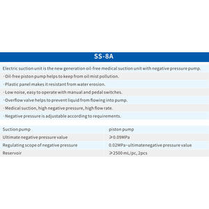 Quiet <b>Hospital</b>-Grade Electric Suction Vacuum Pump System Low-Noise <b>Trolley</b>-Style Plastic Metal Suction Device Export-Oriented - Product Image 2