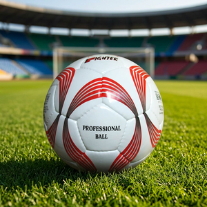 Ballon de football Premier modèle 610 taille 5 en PU, pour usage extérieur toutes saisons, blanc avec motif bleu et noir - Product Image 3