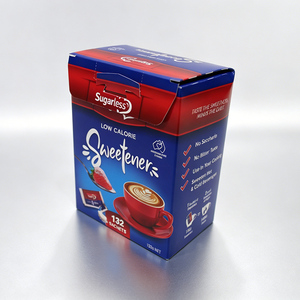 Caja de Cartón Plegable de Alta Gama con Logotipo Personalizado, Apta para Alimentos, Fácil de Abrir, para Envasar Alimentos Secos, Condimentos y Edulcorantes Bajos en Calorías - Product Image 3