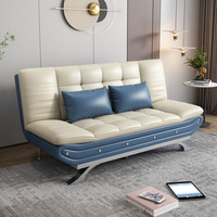 Sofá Cama Plegable Modular de Doble Uso, Moderno, Multifuncional, de Tela Tecnológica, para Apartamentos Pequeños, Sala de Estar, con Almacenamiento