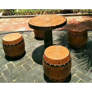 Futian Chất lượng cao bên ngoài Công viên trang trí nhựa bê tông Bàn và ghế khuôn bê tông nhựa băng ghế dự bị khuôn mẫu - Product Image 4