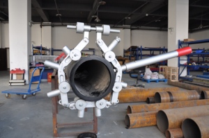 เครื่องตัดท่อพลาสติกแบบหมุนด้วยมือ สำหรับท่อ PE/PVC ขนาด 160-350 มม. - Product Image 4