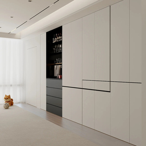 Customization <strong>Sideboard</strong> Aluminum Modular <strong>Kitchen</strong> Cabinets Modern Design for <strong>Kitchen</strong> Living Room Home Furniture Durable Storage 5 - Product Image 1