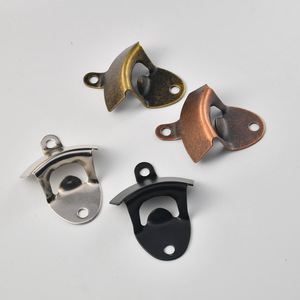Décapsuleur mural en fonte de fer, finition bronze antique, noir, argent, bronze rouge, ouvre-bouteille manuel pour tiroir - Product Image 2