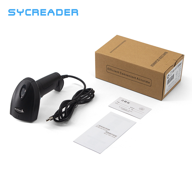 High Quality Handheld 2D Barcode Scanner Supermarket Cmos Qr Code Reader Wired Barcode Scanner
