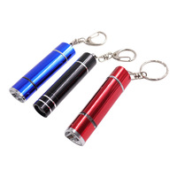 Mini porte-clés lampe de poche, 1 pièce, très petite, lumineuse, longue durée de vie, étanche, torche