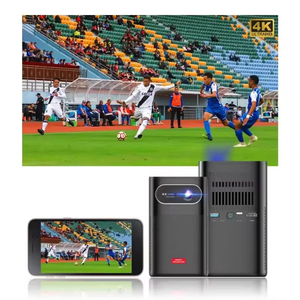 Portable 1080P DLP <b>Projector</b> Smart Android WiFi <b>3D</b> Auto Focus Built-in Battery Mini <b>Projector</b> for Outdoor Use - Product Image 4