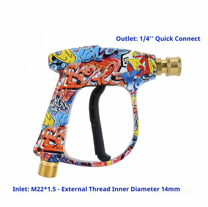 Tuyau de Machine de lavage de voiture à haute pression 1 litre mousse <span class=keywords><strong>Lance</strong></span> 5 couleurs buse pulvérisateur pistolet pour accessoires de voiture nettoyage - Product Image 5