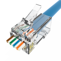 Connecteurs RJ45 traversants CAT5 CAT6 pour câbles Ethernet – Modulaires et faciles à brancher