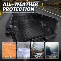 Kit d'ameublement intérieur arrière sur mesure, épais et robuste, imperméable, pour benne de pick-up Maverick 2022-2024