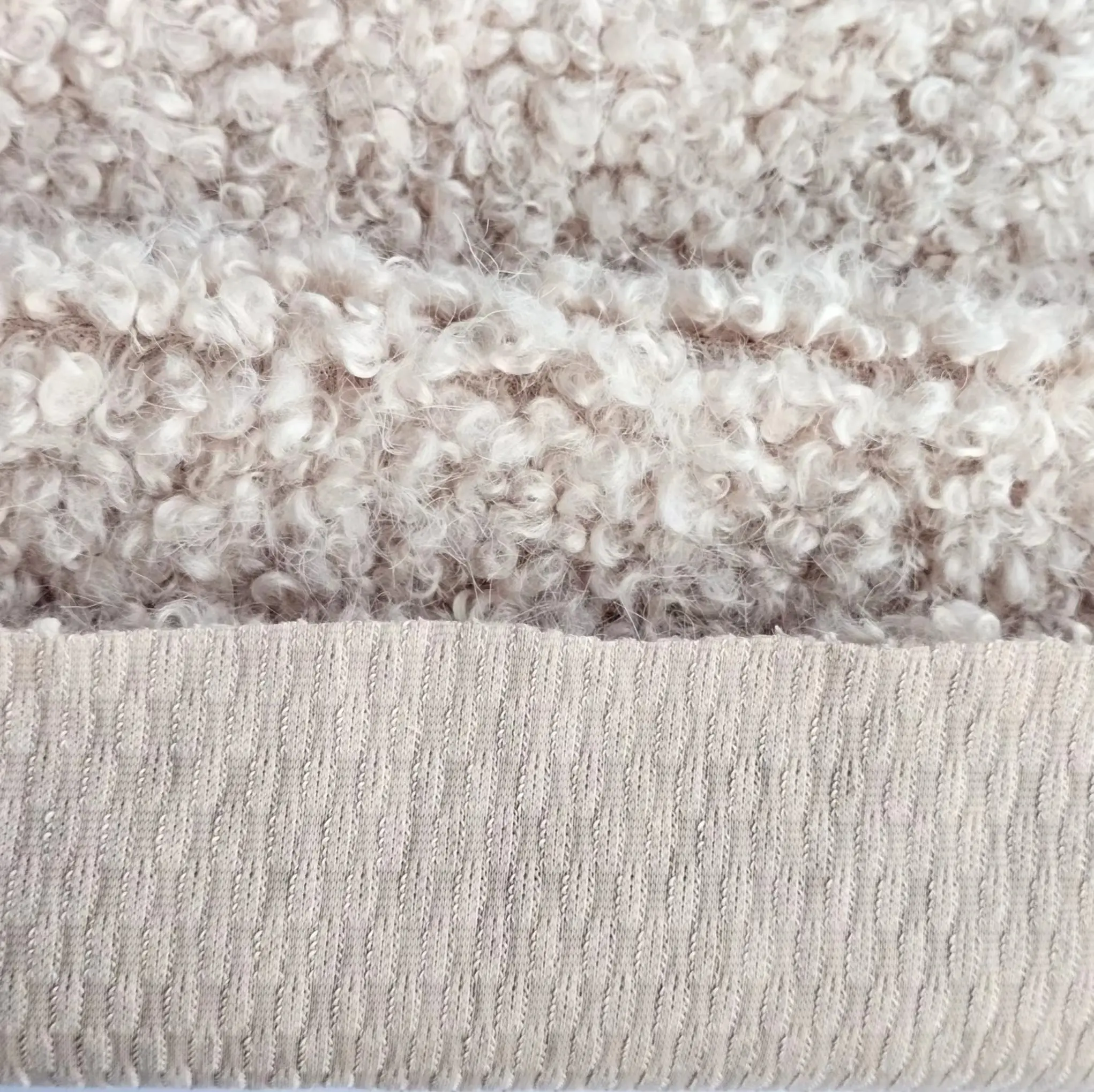 customized high quality 950g sherpa fabric for home textiles and winter wears