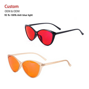 Lunettes <span class=keywords><strong>anti</strong></span>-lumière bleue SKYWAY, film réfléchissant, <span class=keywords><strong>anti</strong></span>-radiation, verres orange rouge, monture en PC, pour éclaircir <span class=keywords><strong>et</strong></span> favoriser le sommeil - Product Image 1