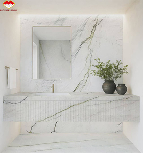 Dalle de Quartzite blanche polie en Quartzite Mont Blanc brésilien de qualité supérieure pour comptoir d'îlot de cuisine Vanitytop Benchtop <span class=keywords><strong>Escalier</strong></span> - Product Image 2