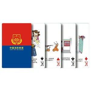 Customized Logo Paper Card Game Playing Cards Advertising Waterproof Playing Cards