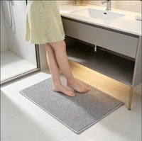 FIGOO-Luxury Chenille Rug High Density Microfiber Super Absorbent Machine Washable for Home Hotel Use Anti Mold
