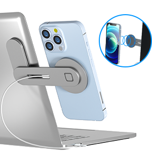 Soporte magnético para teléfono portátil, cargador inalámbrico rápido, ajustable, para Monitor de ordenador portátil, expansión de ordenador plegable - Product Image 2