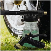 Lance en mousse de neige réglable à basse pression Pistolet en mousse transparent pour lave-auto