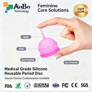 Vente en gros OEM, coupe menstruelle réutilisable en silicone <span class=keywords><strong>de</strong></span> qualité médicale 100%, coupe menstruelle Feminy - Product Image 1