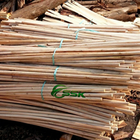 Sikat Lantai Kayu Alami Vietnam Tahan Air, Gagang Kayu, Ramah Lingkungan, Desain Ringan untuk Perabotan
