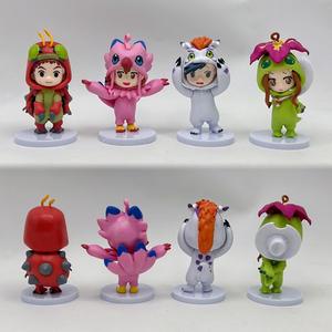 Q versión 8 piezas conjunto PVC juguetes <span class=keywords><strong>Digimon</strong></span> Agumon Gabumon niños seleccionados Cos Mini figura juguetes para niños regalo - Product Image 5