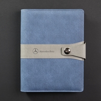 Ensemble de carnet de notes professionnel A5 à couverture rigide avec logo personnalisé, en cuir PU épaissi, avec stylo et tasse isotherme, coffret cadeau