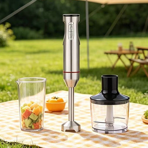 Ensemble de mixeur à main multifonctionnel 3 en 1 en acier inoxydable, mixeur à main à vitesse variable <span class=keywords><strong>pour</strong></span> la cuisine, la pâtisserie et la préparation des aliments - Product Image 5
