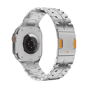 Correa de Reloj Inteligente Magnética de Aleación de Titanio con Cierre Magnético para Reloj y <span class=keywords><strong>iWatch</strong></span>, Diseño Iron Man, Resistente al Agua, Venta al Por Mayor - Product Image 2