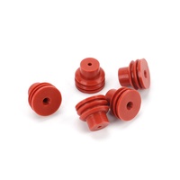 Bouchon d'étanchéité en silicone rouge LT6249, accessoire de faisceau de câbles pour connecteur automobile