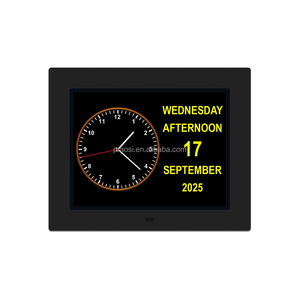 8 Inch Siêu Lớn Phông Chữ Kỹ Thuật Số Analog Đồng Hồ Bằng Giọng Nói Nói Đồng Hồ Với Thuốc Nhắc Nhở Và Với Các Biểu Tượng Hiển Thị Nhà Máy Trung Quốc - Product Image 2