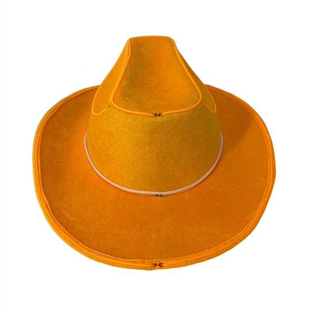 Western Style Flashing Wide Brim Hat LED Light up Cowboy Hat
