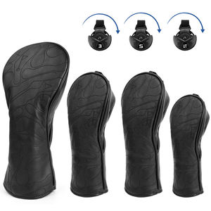 Housse de tête de club de golf personnalisée par le fabricant, en cuir PU, pour driver de golf - Product Image 1