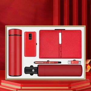 Custom Luxury Corporate Gift With Logo Business Item Promotional Product <b>Notebook</b> Umbrella Vacuum Flask <b>Pen</b> <b>Set</b> - Product Image 2