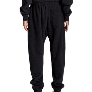 Men's Oversize Custom Sweatpants Heavyweight French Terry <b>Elastic</b> Waist Closure Casual Style Featuring Stacked Cuffs for Women - Product Image 2