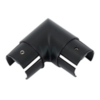 Conector Flexible de 90 Grados para Tubo Cuadrado de Acero Inoxidable SS304 con Recubrimiento en Polvo, Ajustable para Pasamanos y Barandillas de Escaleras
