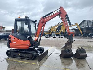 Pour excavatrice sur chenilles KX61 de 2,5 tonnes, moteur diesel EPA, pompe à moteur haute efficacité, certifiée CE, godet de 0,6 m, profondeur de fouille de 2740 mm - Product Image 6