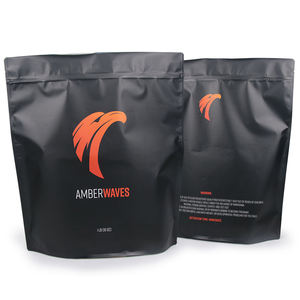 Individuell Bedruckte Lebensmittelbeutel 1lb 3,5g 7g 14g Mylar Ziplock Standbodenbeutel Ein-Pfund-Beutel Matt Wiederverschließbar 16oz Mylar-Tüten mit Logo - Product Image 2