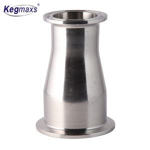 Kegmaxs GoodQuality Reducer Tri Clamp Tube 2 "Tube OD to 1-1/2" Tube OD SS304 raccordo sanitario Corny Keg Drip Tray Cleaning Keg - Product Image 1