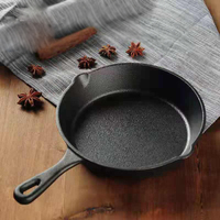 Poêle à frire moderne en fonte antiadhésive 14/16/20cm pour cuisson à induction, ustensile de cuisine en métal pour petit-déjeuner, œufs et crêpes