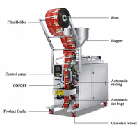 Machine de remplissage automatique multifonctionnelle pour sauces, ketchup, chili, beurre de cacahuète, remplissage et scellage de sachets et de pochettes