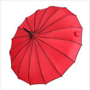 Unique Products to Sell Good Quality Cheap <b>Pagoda</b> Shape Straight <b>Umbrella</b> With Logo - Product Image 3