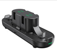 Support de charge 6-en-1 AOLION ALP5001 pour manettes, station de charge double en ABS avec support d'affichage, charge rapide Type-C pour accessoires de jeu PS5 et Switch