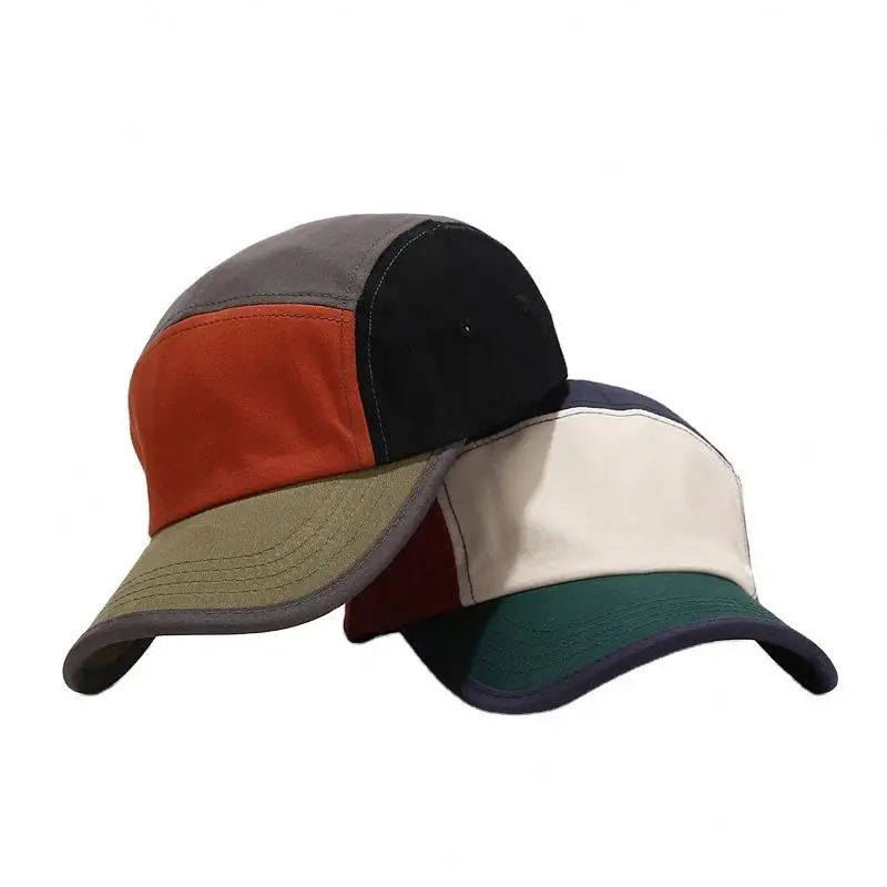 หมวกเบสบอลฮิปฮอปแบบวินเทจหมวกแก๊ปหมวก5แผงหมวกทรูเกอร์ย้อนยุค5แผงหมวกกีฬาค่าย