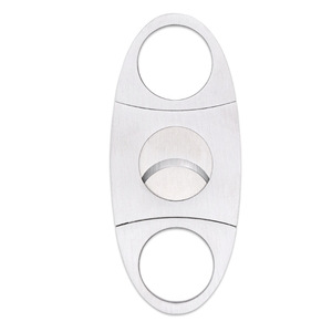 Stainless Steel Cigar Cutter Double Blade Bar Shape Mini Portable Metal Cigar Accessory - Product Image 4