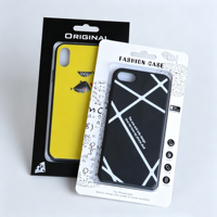 Boîte d'emballage personnalisée en carton portable pour étui de téléphone avec emballage blister et pochettes pour étui de protection de smartphone