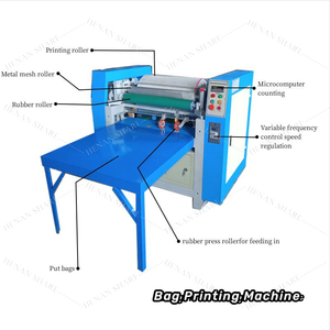 Tự động nhựa Túi giấy tùy chỉnh in <span class=keywords><strong>logo</strong></span> máy Tote Túi Máy in không dệt túi máy in để bán - Product Image 2