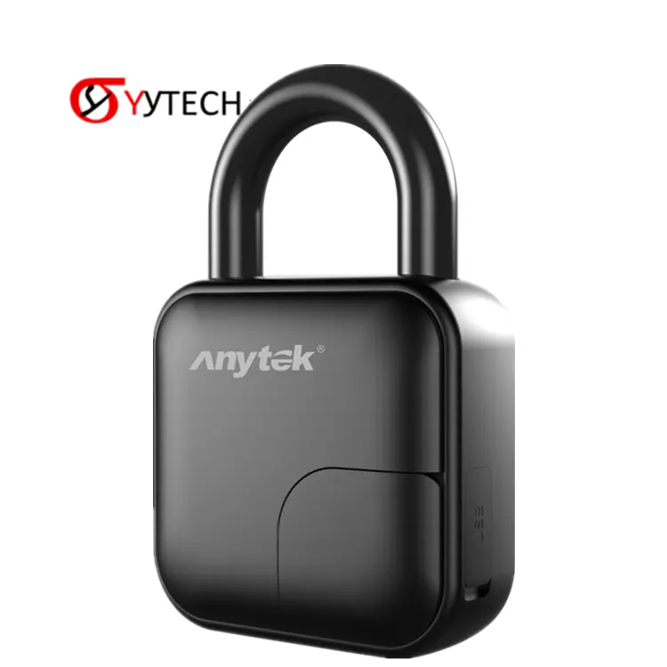 SYYTECH New USB Charging L3 Smart Fingerprint Lock Keyless Lock Waterproof Safe Anti-theft Padlock