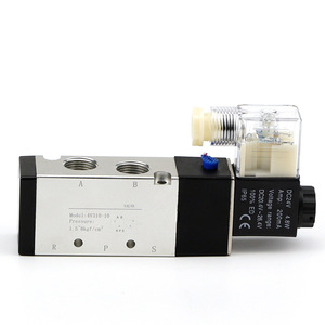 Válvula Solenoide Dde Dade Pneumatics 4V310-10, 24V DC, 48W, 100% Ed, Válvula de Control Neumática de Dos Posiciones y Cinco Vías - Product Image 3